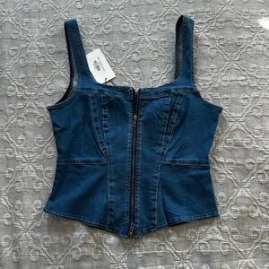 Denim Blue Women's Tank Top